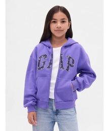 GAP フラワー柄ロゴ ジップアップパーカー GAP｜ギャップのパーカー（花柄・ボタニカル柄）通販 - ZOZOTOWN