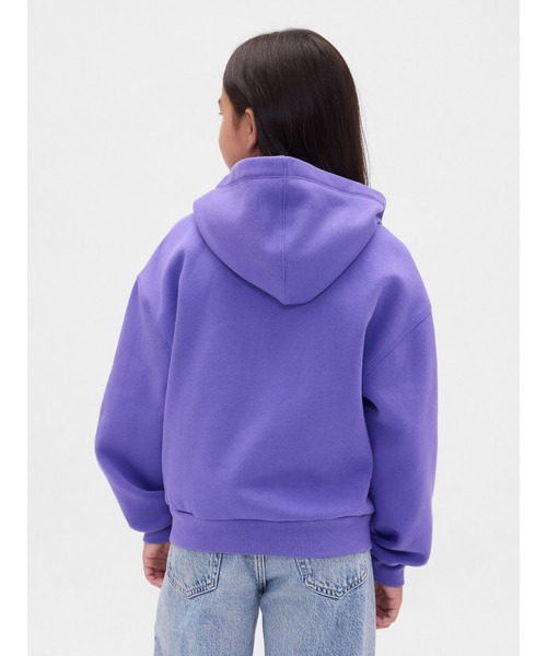 セール】ヴィンテージソフト GAPロゴ ジップアップパーカー (キッズ