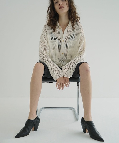 靴 clane 25AW POINTED RUBBER BOOTIES POINTED RUBBER BOOTIES（ブーツ）｜CLANE（クラネ）のファッション