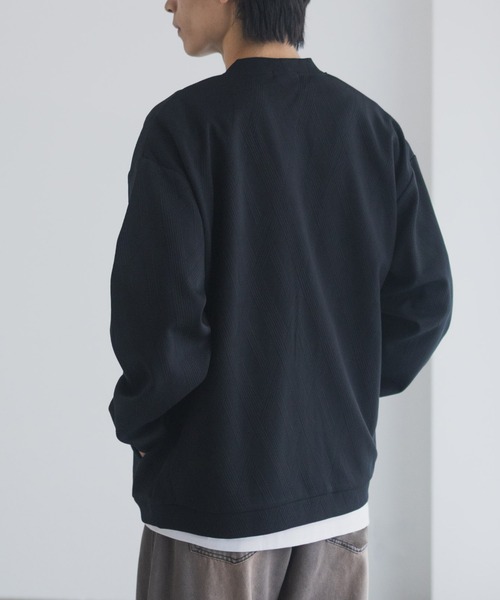 URBAN COLLECTION(アーバンコレクション)の「URBANCOLECTION ふくれジャガード カーディガン(カーディガン/ボレロ・メンズ・ブラック/モカ/チャコールグレー・XL/L/M/S)」の15枚目の写真