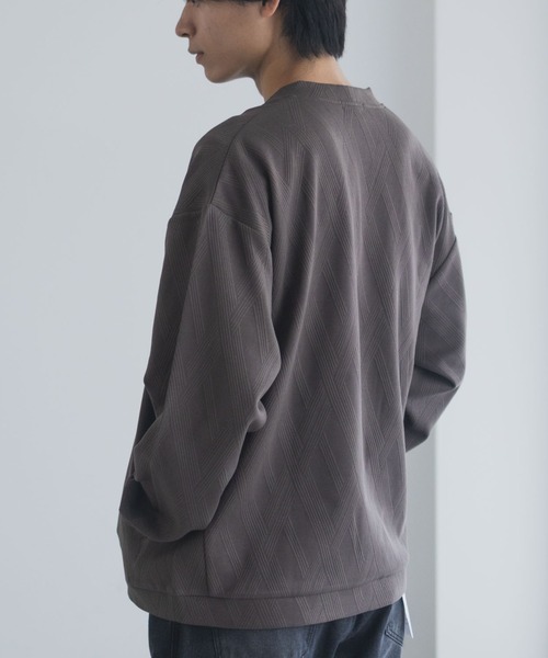 URBAN COLLECTION(アーバンコレクション)の「URBANCOLECTION ふくれジャガード カーディガン(カーディガン/ボレロ・メンズ・ブラック/モカ/チャコールグレー・XL/L/M/S)」の19枚目の写真