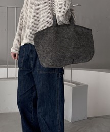 EARTH MADE | COTTON LINEN WASH MIX TOTE / M(トートバッグ)