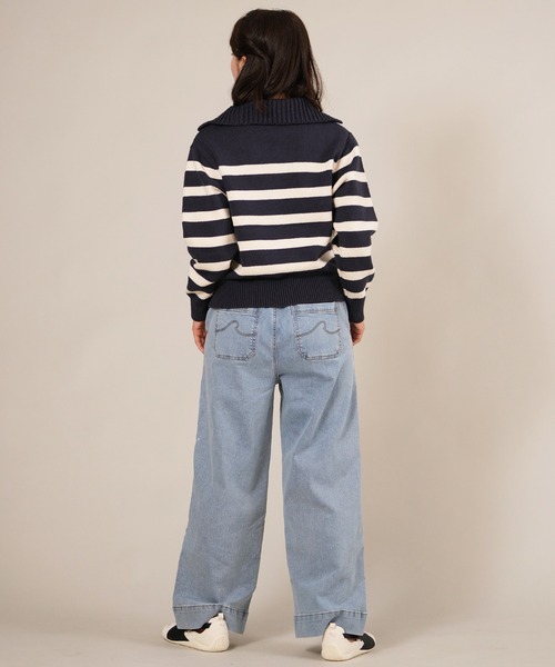 RIKA ボーダーニット セール】RIKKA FEMME/リッカファム ボーダーニット セーター RF25FW21