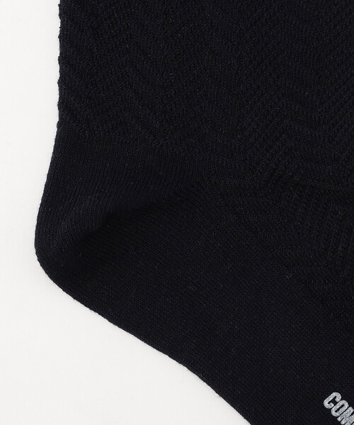 COMME CA ISM（コムサイズム）の「変形 へリンボーン柄 ソックス（ソックス/靴下・メンズ・ブラック/ネイビー/チャコール・27cm）」の5枚目の写真