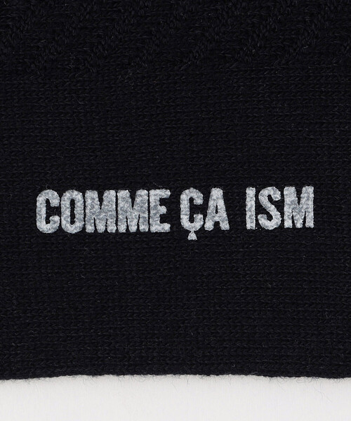 COMME CA ISM（コムサイズム）の「変形 へリンボーン柄 ソックス（ソックス/靴下・メンズ・ブラック/ネイビー/チャコール・27cm）」の7枚目の写真