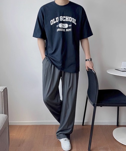 CERCA（チェルカ）の「【NOWLE】オールドスクール カレッジ ロゴプリント 半袖 Tシャツ（Tシャツ/カットソー・メンズ・ネイビー・MEDIUM）」の7枚目の写真