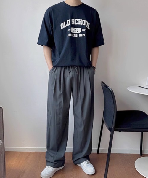 CERCA（チェルカ）の「【NOWLE】オールドスクール カレッジ ロゴプリント 半袖 Tシャツ（Tシャツ/カットソー・メンズ・ネイビー・MEDIUM）」の10枚目の写真