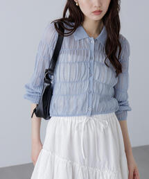 FREE'S MART | ◆シアーシャーリングポロカーディガン(カーディガン/ボレロ)