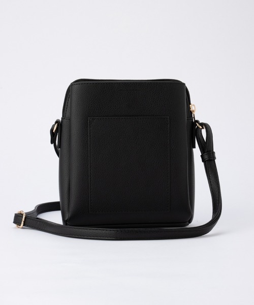 Honeys（ハニーズ）の「軽量両あおりミニバッグ（ショルダーバッグ・レディース・ライトベージュ/ブラック/レッド/アイボリー/グレイッシュベージュ/シルバー・FREE）」の16枚目の写真