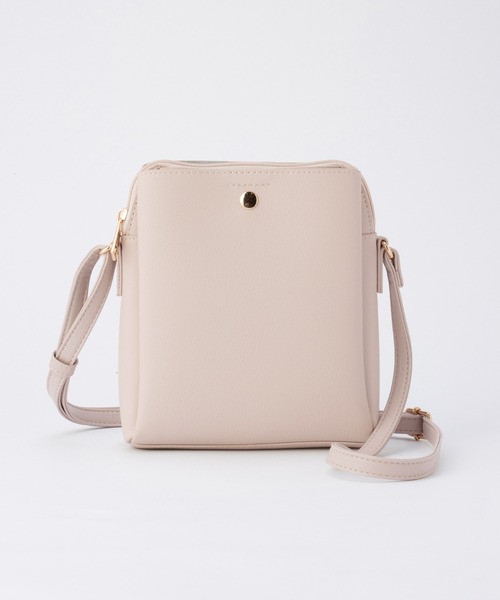 Honeys（ハニーズ）の「軽量両あおりミニバッグ（ショルダーバッグ・レディース・ライトベージュ/ブラック/レッド/アイボリー/グレイッシュベージュ/シルバー・FREE）」の21枚目の写真