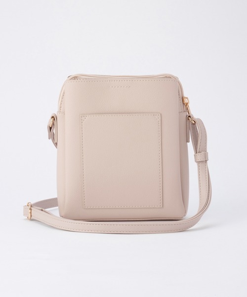 Honeys（ハニーズ）の「軽量両あおりミニバッグ（ショルダーバッグ・レディース・ライトベージュ/ブラック/レッド/アイボリー/グレイッシュベージュ/シルバー・FREE）」の22枚目の写真