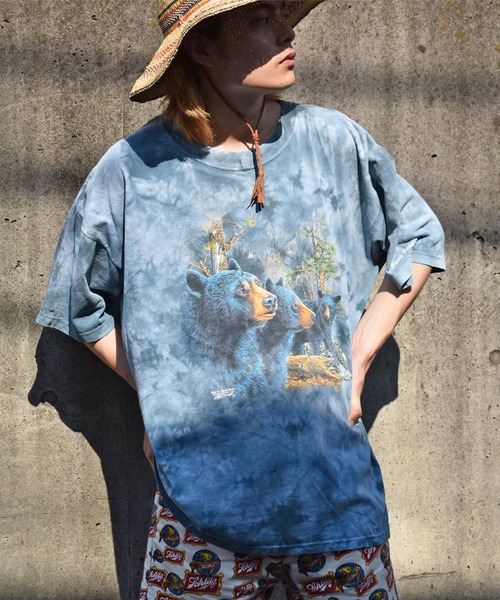 VINTAGE(ヴィンテージ)の「【USED】90’s POLAR “Bear” アニマル Tシャツ(Tシャツ/カットソー・メンズ・ブルー・X-LARGE)」の11枚目の写真