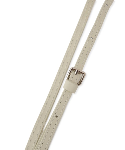 ADAM ET ROPE'(アダムエロペ)の「【PFT】Tori Mini チャーム(キーホルダー・レディース・キャメル/ホワイト・FREE)」の14枚目の写真