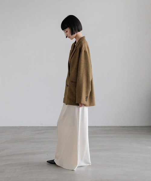 LOWRYS FARM（ローリーズファーム）の「ラナテックダブルジャケット　455400（テーラードジャケット・レディース・チャコールグレー/ベージュ/ブラウン/グレー・FREE）」の12枚目の写真