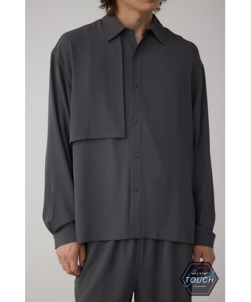 セール】C/Tトロミアシンメトリー長袖シャツ（シャツ/ブラウス）｜AZUL