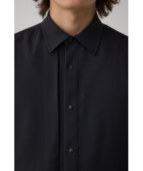 AZUL by moussy（アズールバイマウジー）の「C/Tトロミアシンメトリー長袖シャツ（シャツ/ブラウス・メンズ・グレー/ブラウン/ブラック・LARGE/MEDIUM）」の10枚目の写真