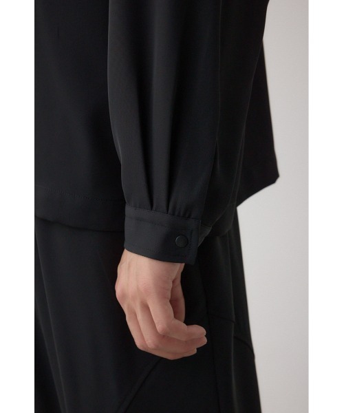 AZUL by moussy（アズールバイマウジー）の「C/Tトロミアシンメトリー長袖シャツ（シャツ/ブラウス・メンズ・グレー/ブラウン/ブラック・LARGE/MEDIUM）」の14枚目の写真