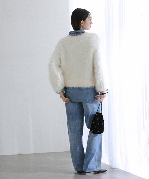 La TOTALITE(ラトータリテ)の「【洗える】Healthy denim/ヘルシーデニム Pink Pepper(デニムパンツ・レディース・サックスブルー/ブルー・21/22/23/24/25)」の5枚目の写真