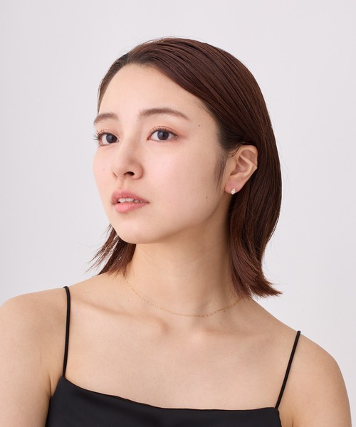 CALIN STANDARD(カリンスタンダード)の「◆金属アレルギー対応◆◆made in japan◆【高品質ポスト】ニュアンスドロップ ジルコニアセラミックポストピアス(ピアス(両耳用)・レディース・ゴールド/ピンクゴールド/シルバー・FREE)」の8枚目の写真