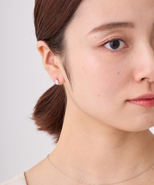 CALIN STANDARD(カリンスタンダード)の「◆金属アレルギー対応◆◆made in japan◆【高品質ポスト】ニュアンスドロップ ジルコニアセラミックポストピアス(ピアス(両耳用)・レディース・ゴールド/ピンクゴールド/シルバー・FREE)」の11枚目の写真