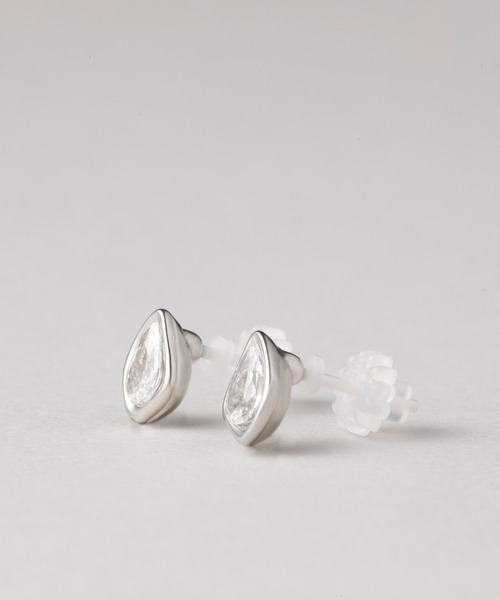 CALIN STANDARD(カリンスタンダード)の「◆金属アレルギー対応◆◆made in japan◆【高品質ポスト】ニュアンスドロップ ジルコニアセラミックポストピアス(ピアス(両耳用)・レディース・ゴールド/ピンクゴールド/シルバー・FREE)」の13枚目の写真