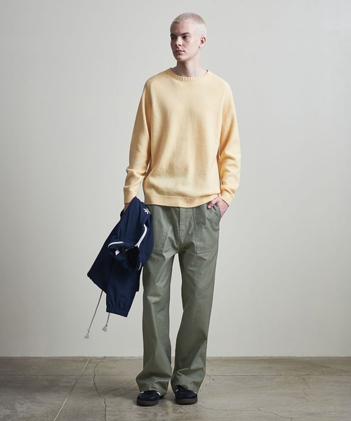 info. BEAUTY&YOUTH（インフォビューティアンドユース）の「【マルチサイズ】 バックサテン バギー ベイカー パンツ（その他パンツ・メンズ・ブラウン/ベージュ/モカ/ブラック/ブラック系その他2/ネイビー/オリーブ/ブルー系その他・マルチサイズ）」の9枚目の写真