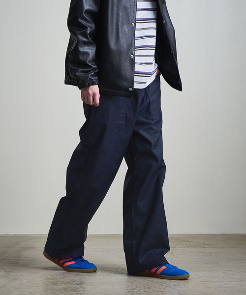 info. BEAUTY&YOUTH（インフォビューティアンドユース）の「【マルチサイズ】 バックサテン バギー ベイカー パンツ（その他パンツ・メンズ・ブラウン/ベージュ/モカ/ブラック/ブラック系その他2/ネイビー/オリーブ/ブルー系その他・マルチサイズ）」の10枚目の写真