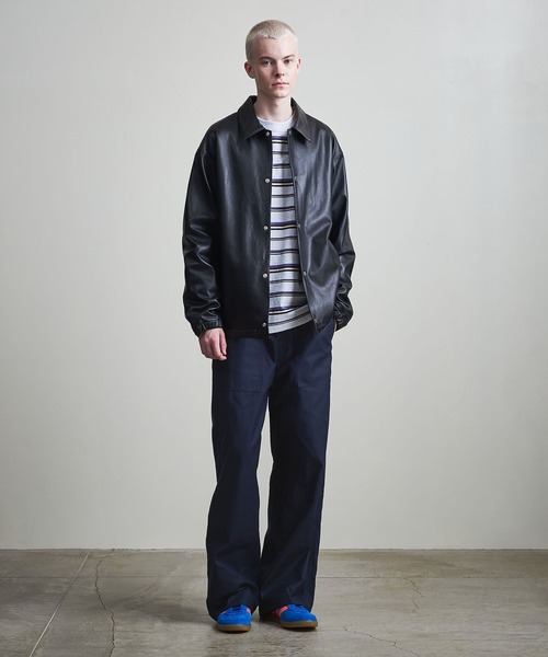 info. BEAUTY&YOUTH（インフォビューティアンドユース）の「【マルチサイズ】 バックサテン バギー ベイカー パンツ（その他パンツ・メンズ・ブラウン/ベージュ/モカ/ブラック/ブラック系その他2/ネイビー/オリーブ/ブルー系その他・マルチサイズ）」の12枚目の写真