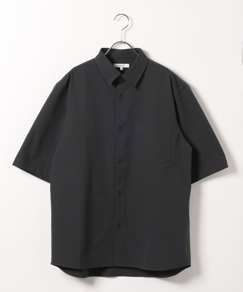 GLOBAL WORK（グローバルワーク）の「シアサッカーシャツ/589875（シャツ/ブラウス・メンズ・チャコールグレー/ブラック/ネイビー・S/M/L/XL）」の9枚目の写真