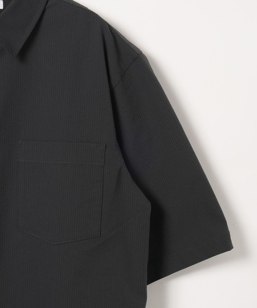 GLOBAL WORK（グローバルワーク）の「シアサッカーシャツ/589875（シャツ/ブラウス・メンズ・チャコールグレー/ブラック/ネイビー・S/M/L/XL）」の14枚目の写真