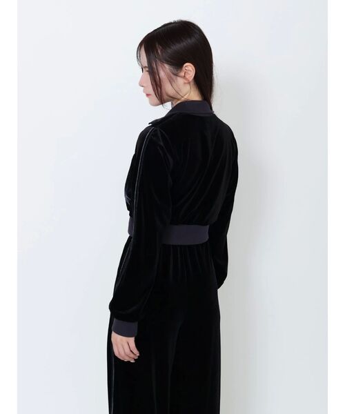 EATME(イートミー)の「【SETUP着用可】バイカラーベロアブルゾン(ブルゾン・レディース・ピンク/グレー/ブラック・FREE)」の22枚目の写真