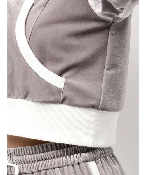 EATME（イートミー）の「【SETUP着用可】バイカラーベロアブルゾン（ブルゾン・レディース・ピンク/グレー/ブラック・FREE）」の14枚目の写真