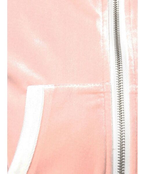 EATME（イートミー）の「【SETUP着用可】バイカラーベロアブルゾン（ブルゾン・レディース・ピンク/グレー/ブラック・FREE）」の10枚目の写真