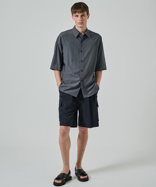 STUDIOUS(ステュディオス)の「【STUDIOUS】エクストラクールカーゴショートパンツ(その他パンツ・メンズ・ネイビー/ブラック/ダークグレー・1/2/3)」の7枚目の写真