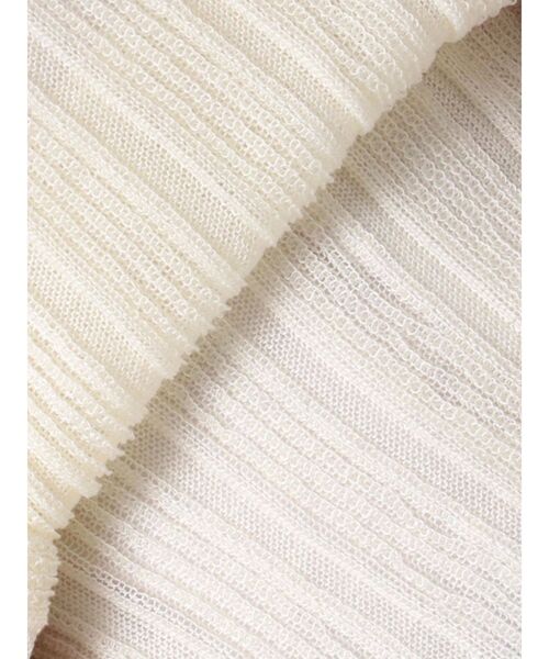 LAGUNAMOON（ラグナムーン）の「シアーニットショートスリーブカーデ（カーディガン/ボレロ・レディース・ミント/アイボリー/チャコールグレー・FREE）」の7枚目の写真