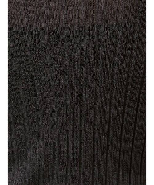 LAGUNAMOON（ラグナムーン）の「シアーニットショートスリーブカーデ（カーディガン/ボレロ・レディース・ミント/アイボリー/チャコールグレー・FREE）」の9枚目の写真