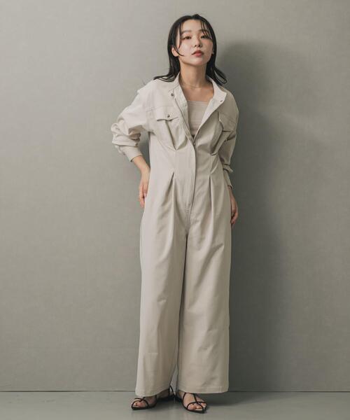 パールジャンプスーツ オールインワン マタニティ通販パールズ オーバーシルエット オシャレ