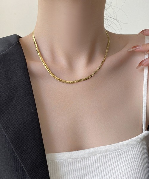 みゆ　お買い得　本物18K デザインネックレス ネックレス レディース 18金 地金 バー スマイル デザイン K18