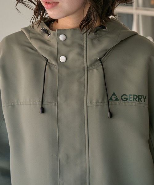 GERRY(ジェリー)の「GERRY / ジェリー 別注 <撥水>ラバーロゴ オーバーサイズマウンテンパーカー【BARK MANHATTAN】(マウンテンパーカー・メンズ・ブラック/ブラック系/ライトグレー/ブラウン系/カーキ/ダークネイビー・L/M)」の20枚目の写真