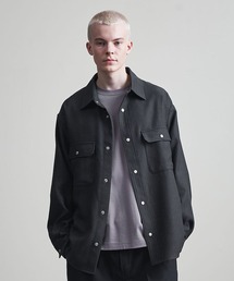 マルチサイズ（マルチサイズ）の「【マルチサイズ】 ツイード ライク シャツ ジャケット（シャツ/ブラウス）」