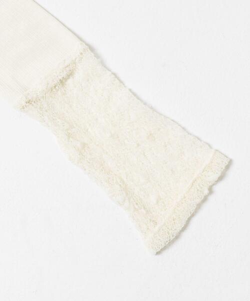 セール】『WEB限定』レーススリーブレイヤードロングTシャツ（T