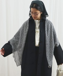 ハグオーワー　グレー　ショール　ストール ハグオーワーグレーショールストール