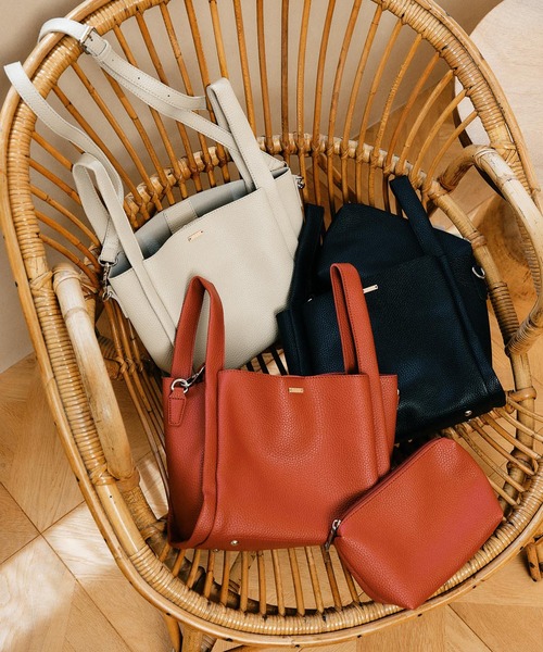 ムラサキスポーツ(ムラサキスポーツ)の「RIKKA FEMME/リッカファム ポーチツキ2wayショルダーバッグ ショルダーバック RFAC25FW08(ショルダーバッグ・レディース・ブラック/アイボリー/レッド・FREE)」の15枚目の写真