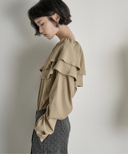 セール】フリルビスチェセットリブロンT（Tシャツ/カットソー）｜THE