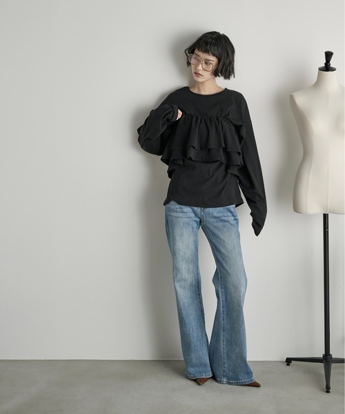 セール】フリルビスチェセットリブロンT（Tシャツ/カットソー）｜THE