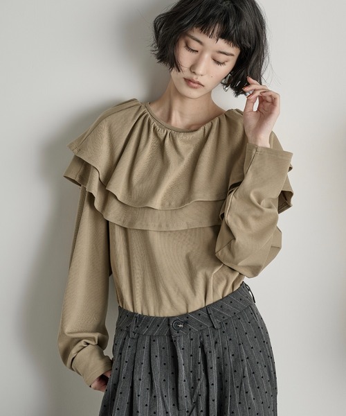 セール】フリルビスチェセットリブロンT（Tシャツ/カットソー）｜THE