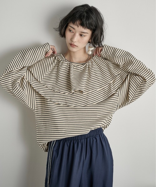 セール】フリルビスチェセットリブロンT（Tシャツ/カットソー）｜THE