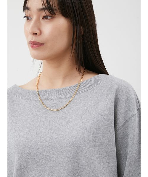 Mila Owen(ミラオーウェン)の「マルチウェイオフショルスウェットプルオーバー(スウェット・レディース・ピンク/グレー/チャコールグレー・F)」の11枚目の写真