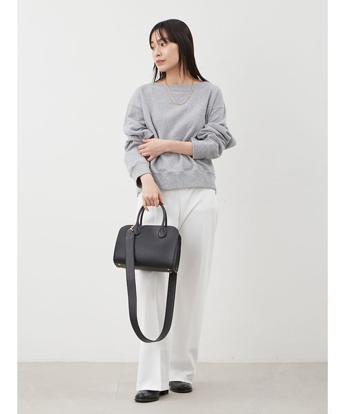 Mila Owen(ミラオーウェン)の「マルチウェイオフショルスウェットプルオーバー(スウェット・レディース・ピンク/グレー/チャコールグレー・F)」の16枚目の写真