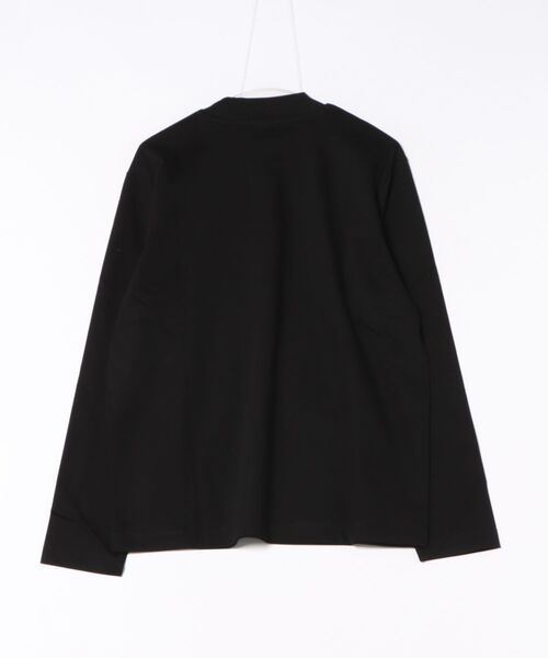 TAKA-Q(タカキュー)の「Tシャツ メンズ 長袖 ストレッチ 綿 コットン 無地 シルケット スムス モックネック ドレスT(Tシャツ/カットソー・メンズ・ブラック/ライトグレー・LARGE/S/MEDIUM/X-LARGE)」の3枚目の写真